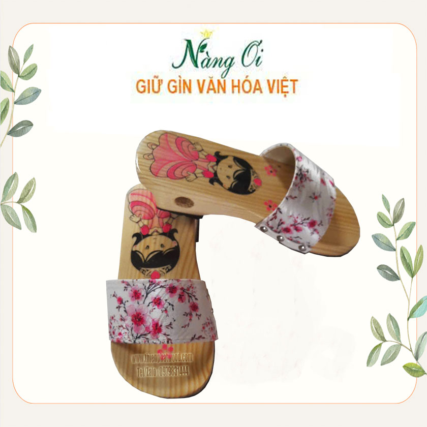 guốc gỗ trẻ em VN01