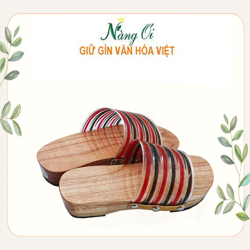 guốc gỗ trẻ em vn09