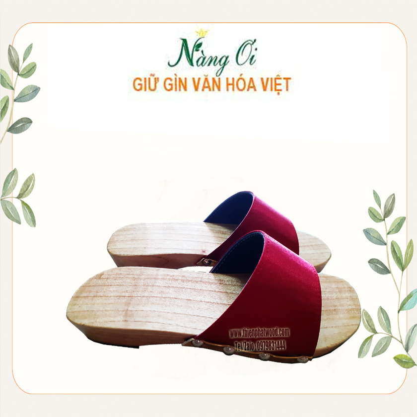 guốc gỗ trẻ em vn10
