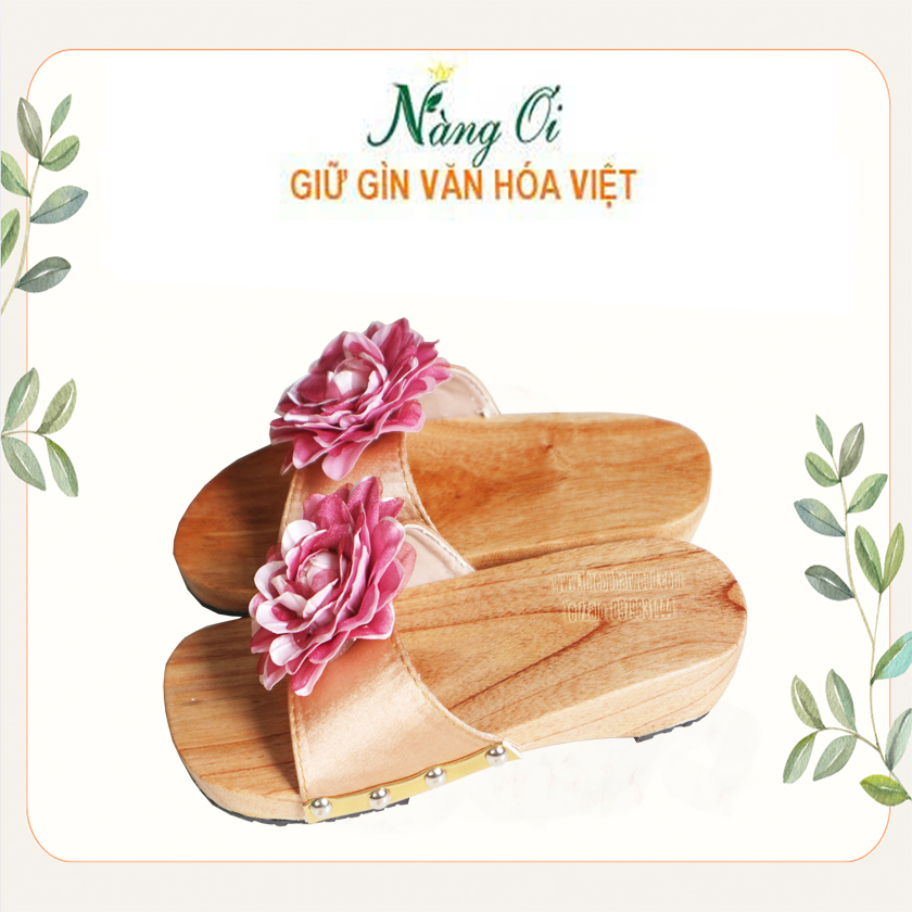 guốc gỗ trẻ em vn11