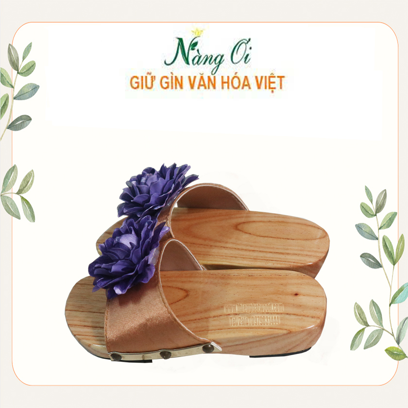 guốc gỗ trẻ em vn16