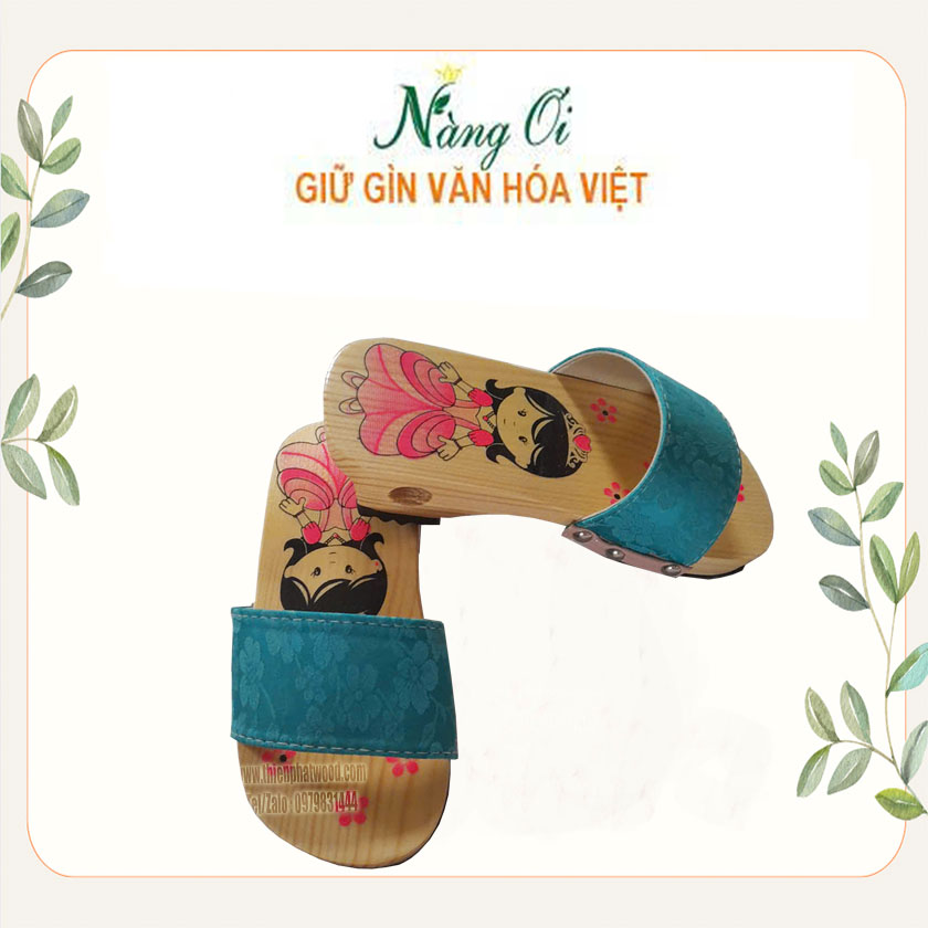 guốc gỗ trẻ em VN02